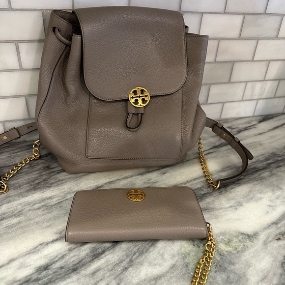 Tory Burch Backpack Purse and Wallet